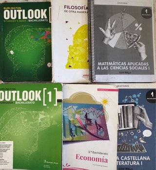 Libros 1 BACH Mixto IES Miguel Fernandez