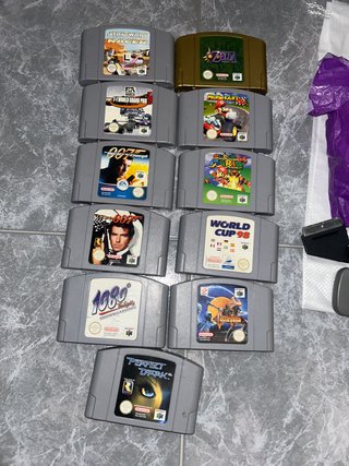Lote de 9 juegos Nintendo 64