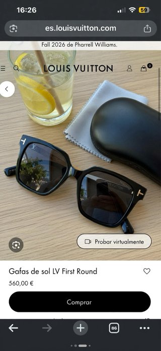 Gafas Louis Vuitton First Round
