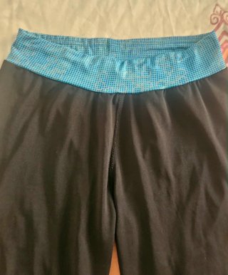 Leggings pirata deportivos negros y azules