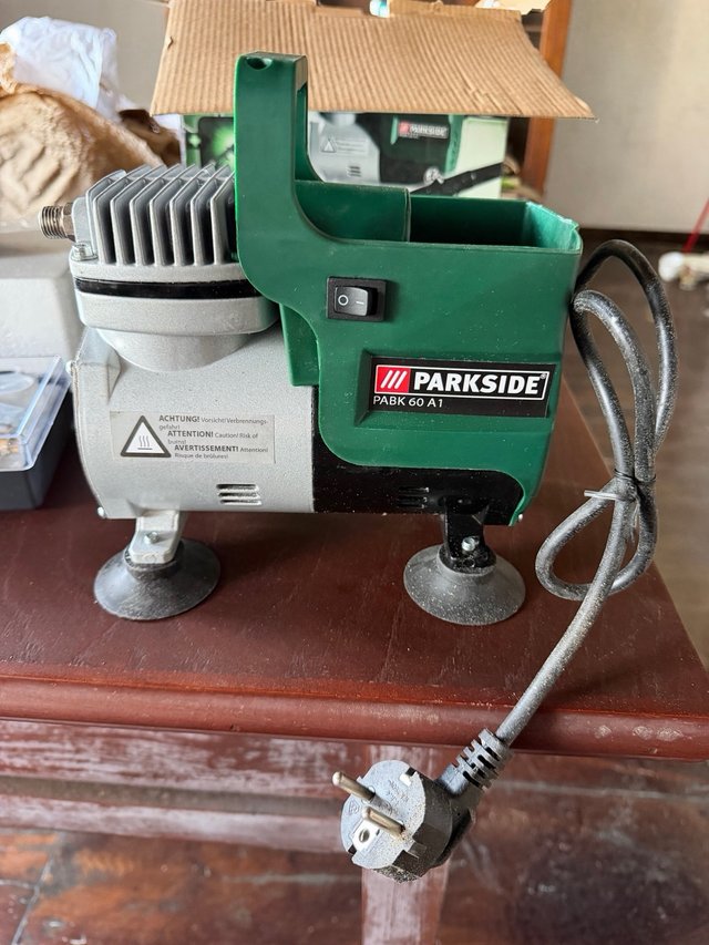 Aerógrafo Parkside PABK 60 A1 completo