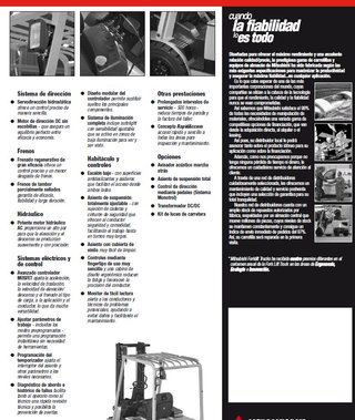 Carretilla elevadora eléctrica MITSUBISHI 2.0Tm