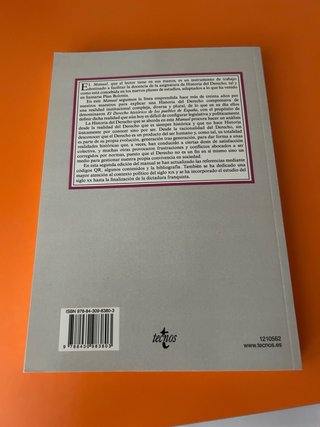 Manual de historia del derecho