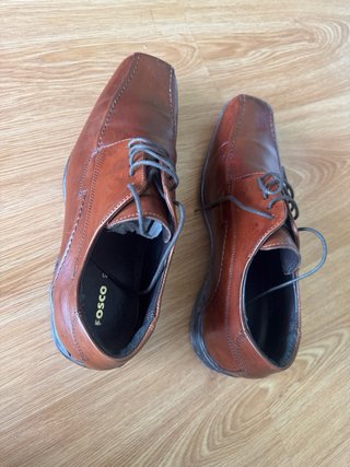 Zapatos de piel Foco Marrón