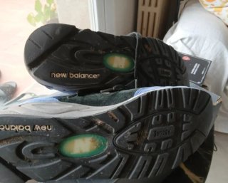 New Balance Made in USA Negro/Azul