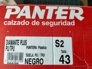 Zapatos de seguridad Panter Talla 43