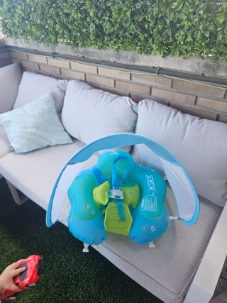 Flotador bebé Laycol azul y verde
