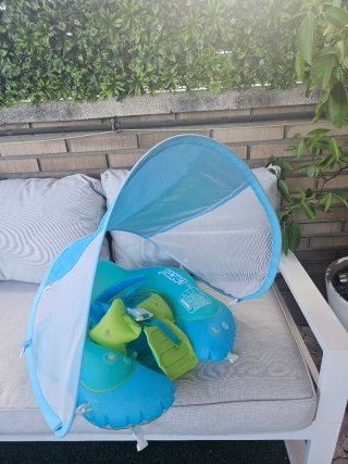 Flotador bebé Laycol azul y verde
