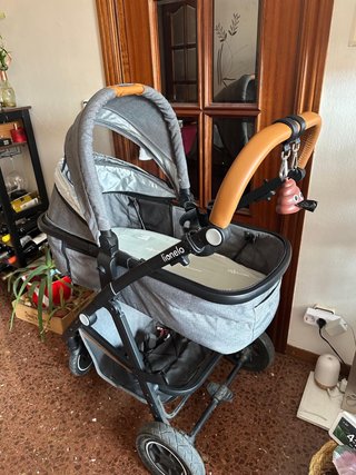 Lionelo Amber 3en1 Grey Graphite — Cochecito multi