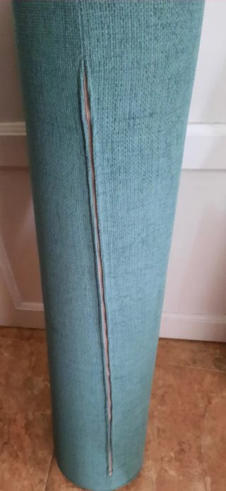 Cojín Rulo Tela Verde