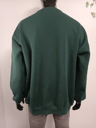 Sudadera Bershka LA Los Angeles verde