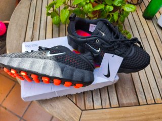 Nike Bambas Negras Naranja