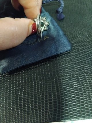 Anillo Plata 925 con Esmeralda