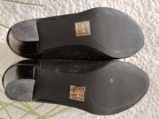 Zapatos de tacón negros talla 38