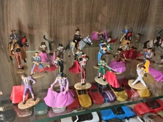 Figuras de plomo toreros