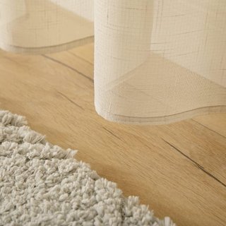 Cortinas Lino Beige Translucidas