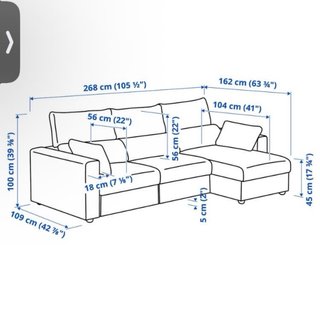 Sofá cama IKEA Eskilstuna gris