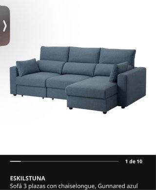Sofá cama IKEA Eskilstuna gris