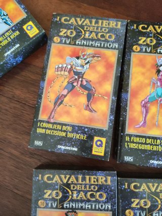 Collezione 20 VHS I Cavalieri dello Zodiaco