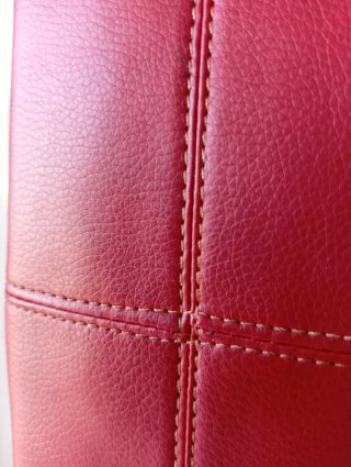 Borsa in pelle rossa