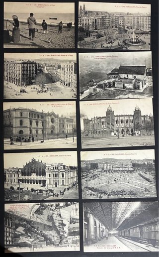 BARCELONA - Postales antiguas -   A. T. V.