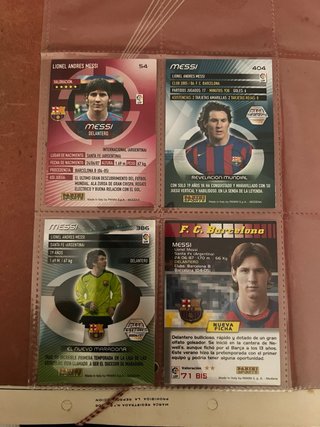 Primer cromo Messi FC Barcelona LFP