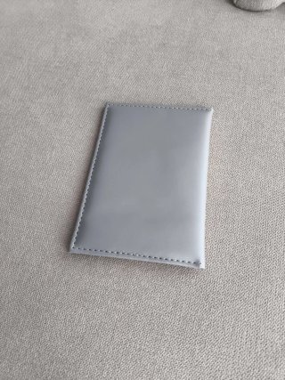 Funda de Pasaporte Gris