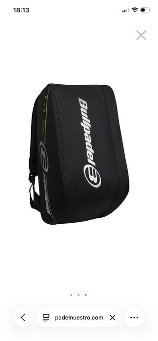 Paletero Bullpadel Negro y Amarillo