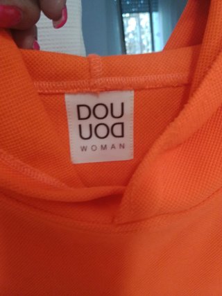 Felpa arancione DOU UOD