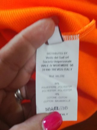 Felpa arancione DOU UOD