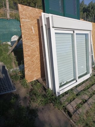 2 Ventanas correderas de aluminio