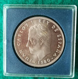 Moneda 100 pts Juan Carlos I España 1980
