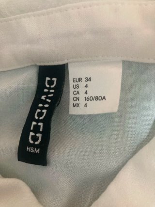 Blusa blanca manga larga