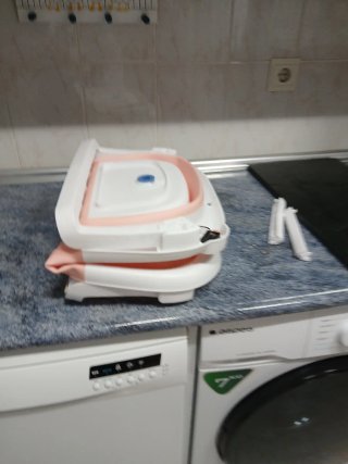 Bañera bebé plegable con termómetro