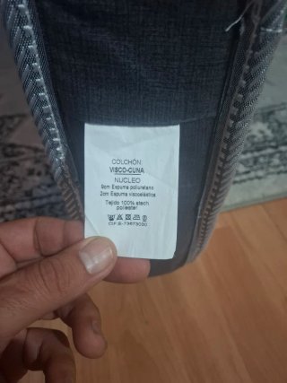 Colchón cuna con diseño de oso