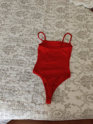 Body Bershka Rojo Talla XS