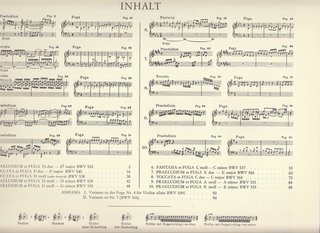 Bach. Orgelwerke (obras para órgano) V. III Peters