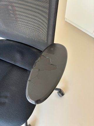 Silla de oficina Vitra negra