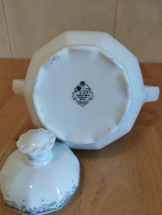 Azucarero Porcelana Santa Clara
