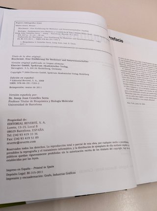 Bioquímica. Fundamentos para Medicina y Ciencias