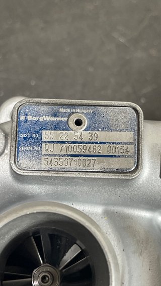 Turbo KKK 54359700027 Fiat/Opel 1.3 CDTI