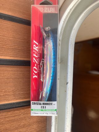3 Señuelos Yo-Zuri Crystal Minnow Sinking