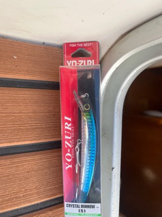 3 Señuelos Yo-Zuri Crystal Minnow Sinking
