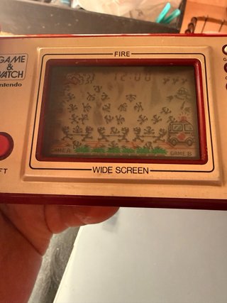 Game & Watch Fire Nintendo