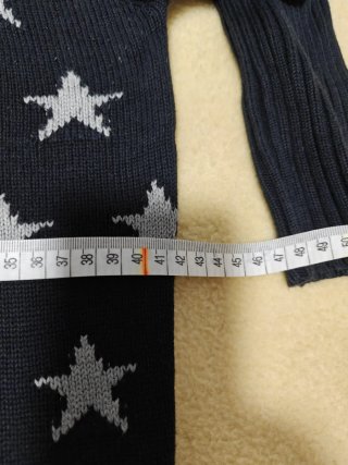 Vestido de punto con estrellas Titis talla M