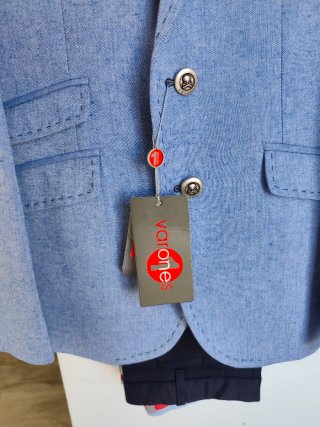 Traje chaqueta azul niño