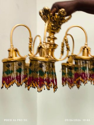 Lámpara araña estilo Art Déco/Belle Époque 50/60