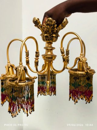 Lámpara araña estilo Art Déco/Belle Époque 50/60