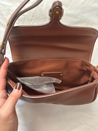 Bolso baguette/bandolera Mango marrón