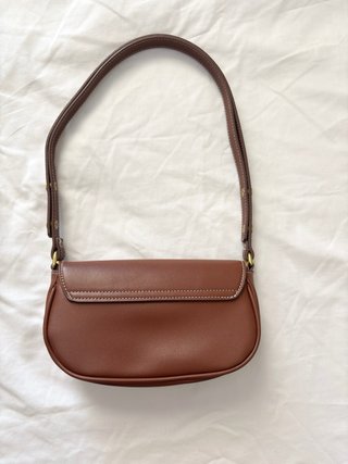 Bolso baguette/bandolera Mango marrón